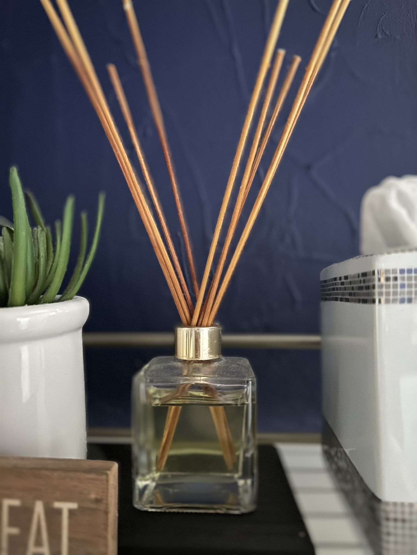 Squared Glass Vases- Set Of 4