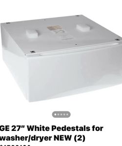 New GE  Front Load Pedestals