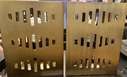 Pair of Modern Gold Table Lamps
