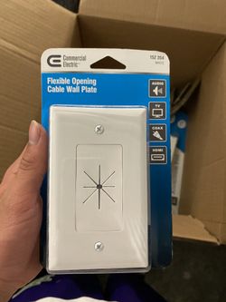 Cable wall plate