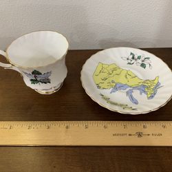 Queen Anne Bone China Set of Mug & Saucer