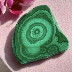 Natural Malachite 💚 Comes With Stand 