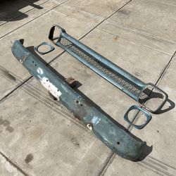 Chevy C-10 Bumper Grill Headlight Bezels 1966