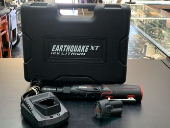 EARTHQUAKE XT EQ38RXT 12V Air Ratchet w Charger Hard