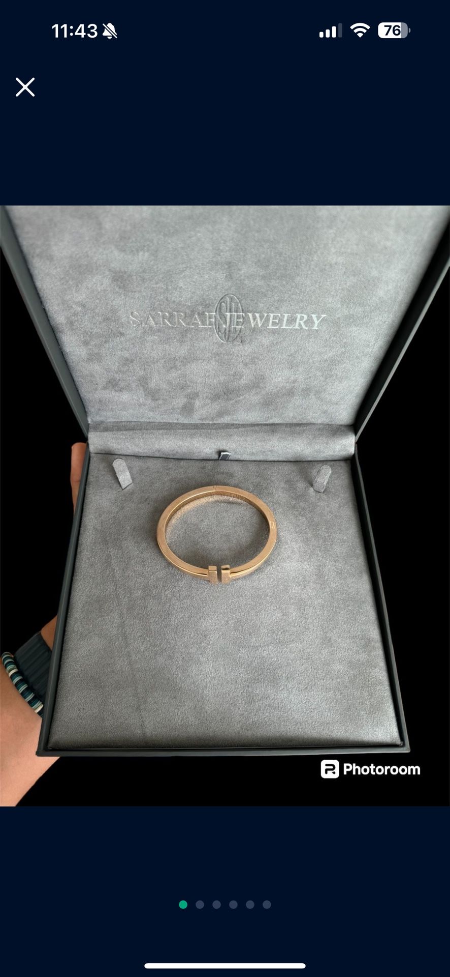 Tiffany and Co T Bracelet 