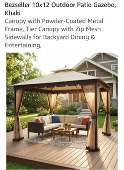 Brand new outdoor canopy gazebo