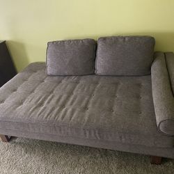 Grey Chaise Sofa For Sale