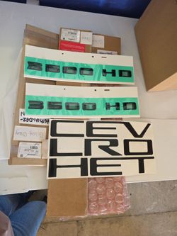 Chevrolet  decals for 3500