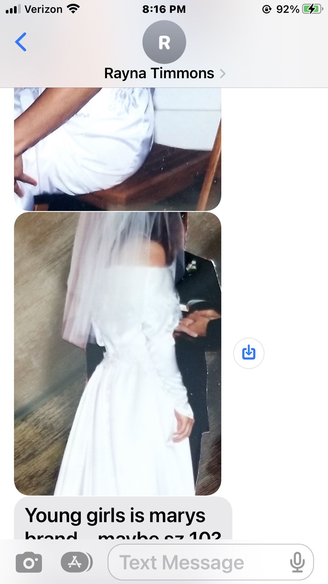 Custom Bridal Dress , Size 7 Really Not Sure 