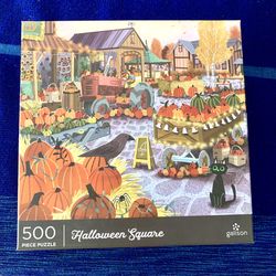 New Galison “Halloween Square”500 Pieces Puzzle