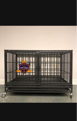 Dog pet cage kennel size 43 with divider and feeding bowls new in box 📦