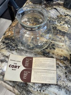 Vintage Cory Glass Coffee Maker