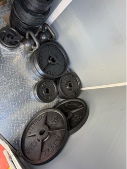 Olympic 2 inch gym plates $1.00 the pound