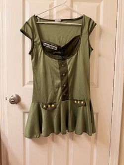 Major Trouble Military Costume Dress, L