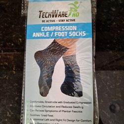 Compression Ankle/ Foot Socks Men's  or Ladies