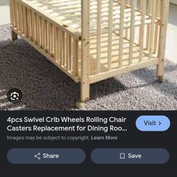 Air Fryer @  A Baby Bed/Grip That Has A Storage Space Under The Bad.