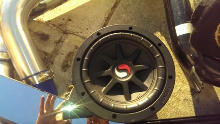 8"brand new kicker competition sub with custom box for mazda hatchbacks