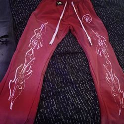 Red Hell Star Sweat Pants (Authentic)