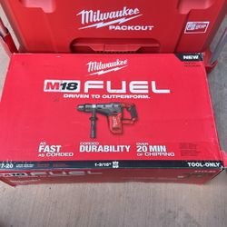 Milwaukee Fuel M18 SDS Max Rotary Hammer 1-9/16 (FIRM) (PRICE) 