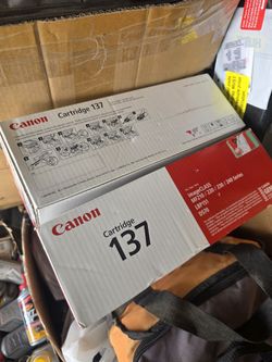 New CANON 137 printer Cartridge Black Toner