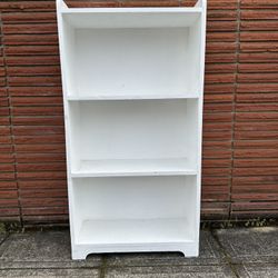 Classic White Plywood Bookcase 