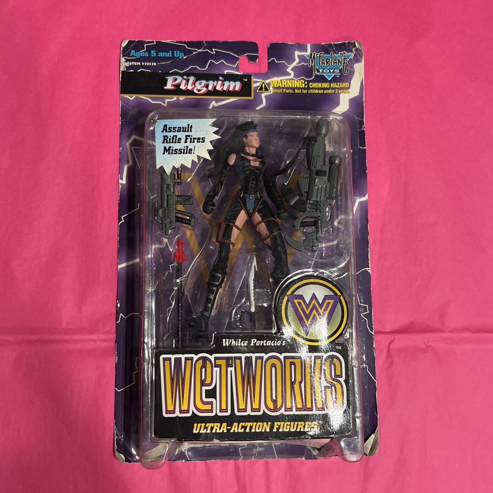 PILGRIM - Wetworks Ultra - Action Figures Series 2 - McFarlane Toys 1996