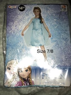 Brand new frozen costume size 7/8