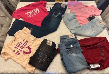 Kids girls 5/6,7/8,10/12,14 True Religion outfit sets