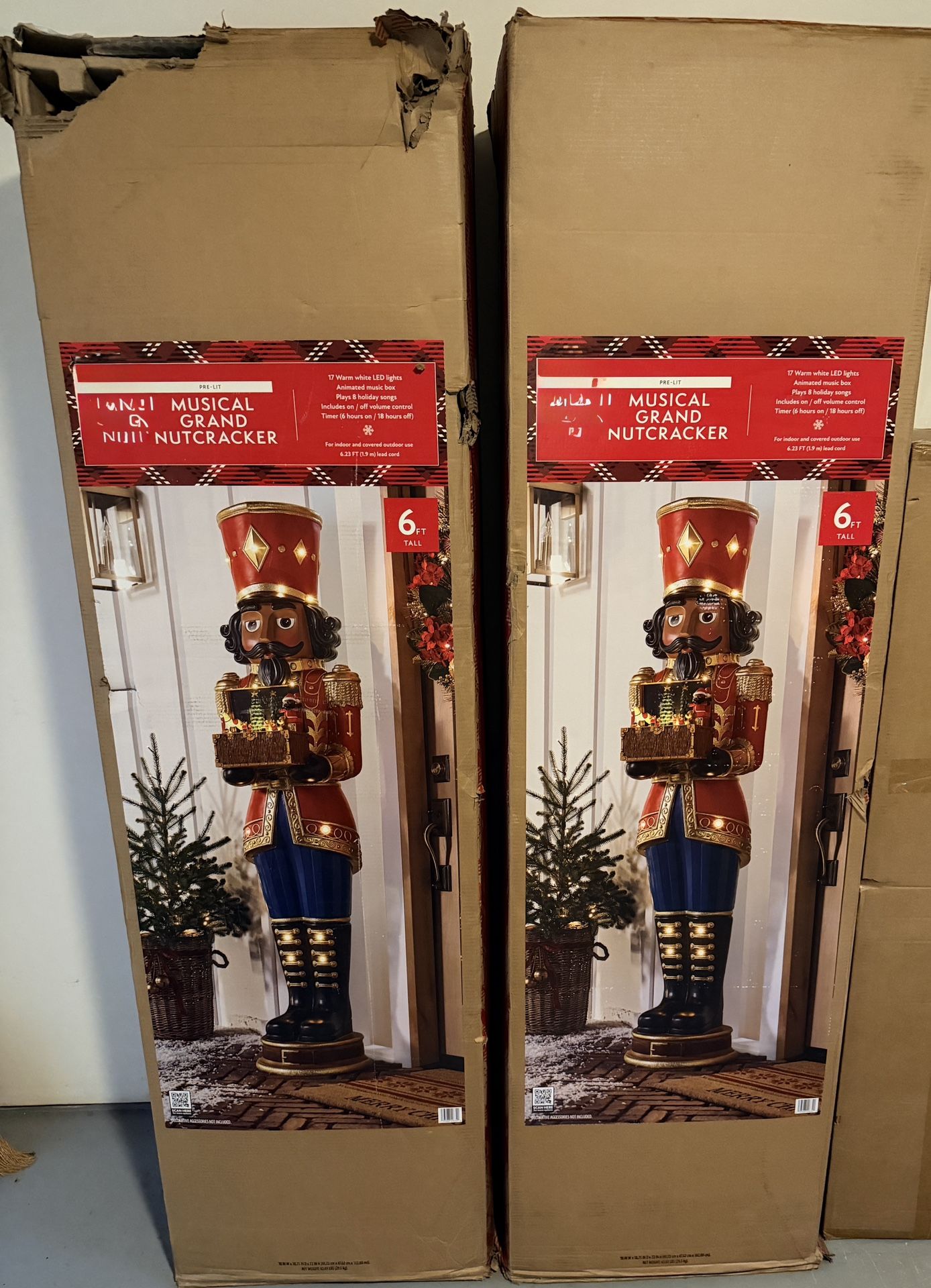 Two 6 foot NutCracker