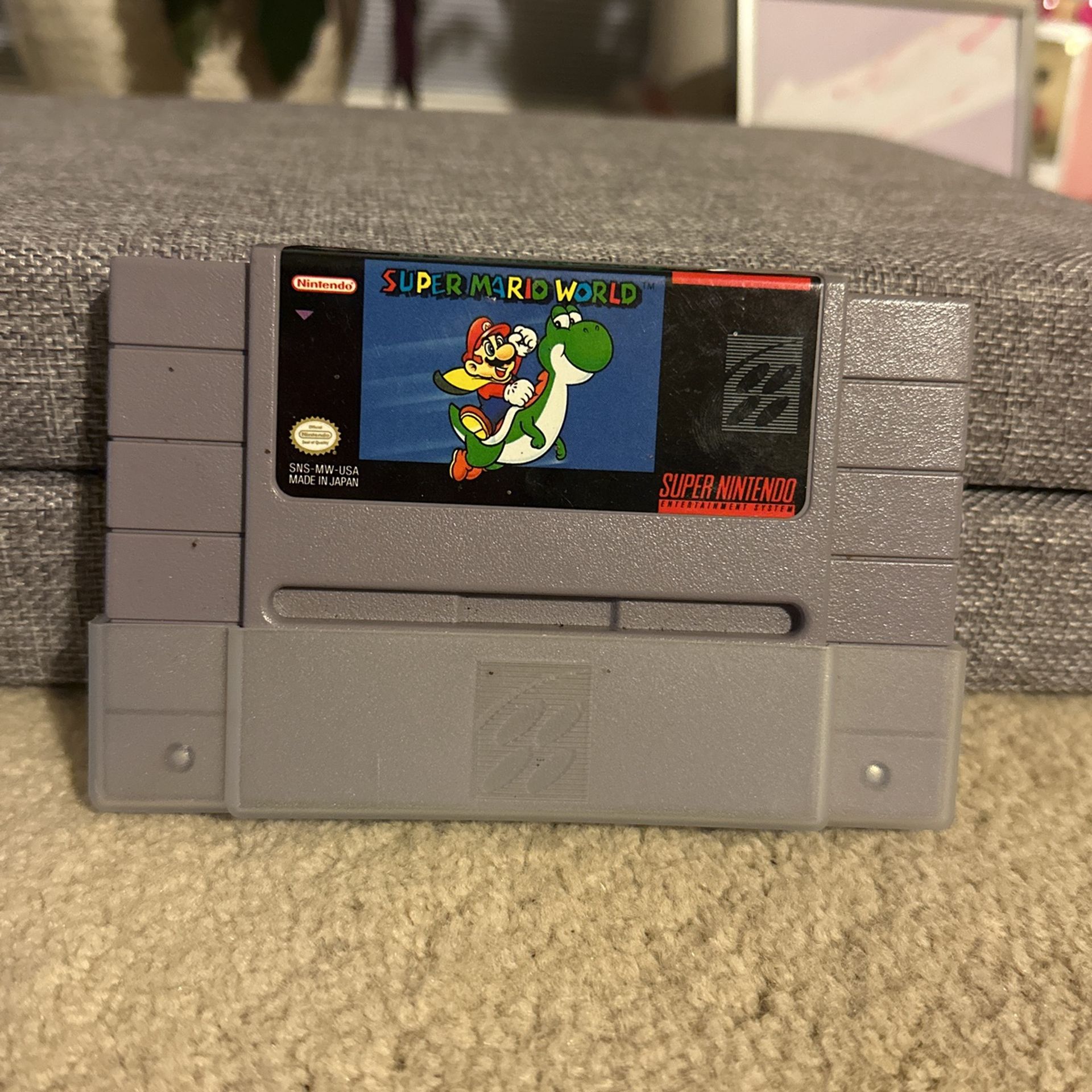 Super Mario World- For super Nintendo.