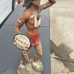 Native Warrior Statue