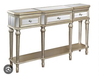 Mirrored Console Table 