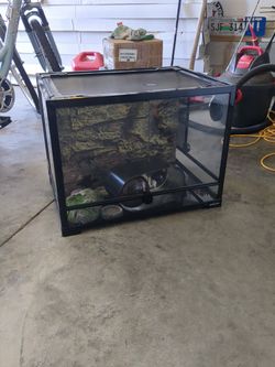 Exo-Terra Glass Terrarium, 24" L X 18" W X 12" H