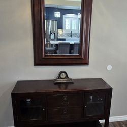 Pottery Barn Console and Mirror $600 OBO