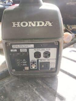 Honda eu2000i generater