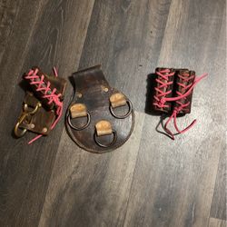 Ironwork Pouches (Leather)