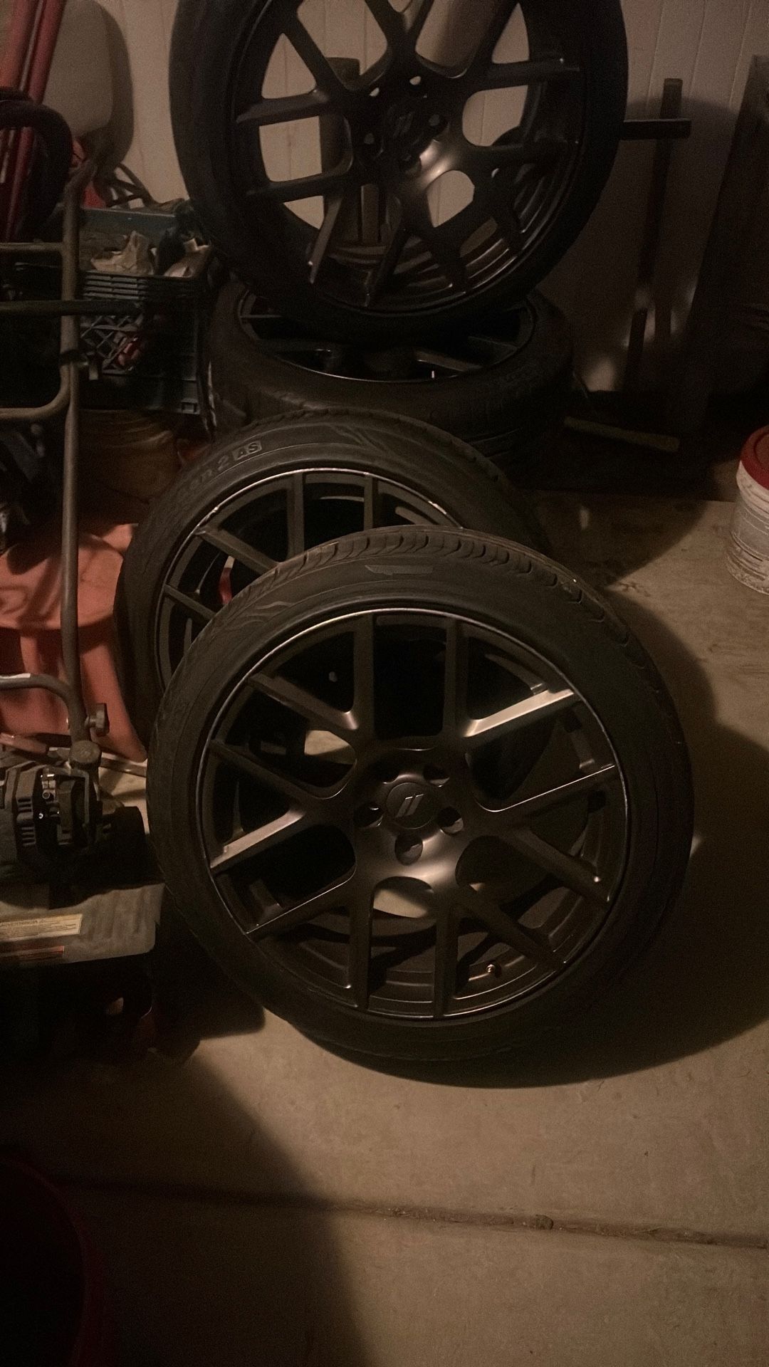 Rim With Tires For Sale Asking $550