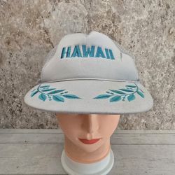 Vintage Hawaii Trucker Mesh Snapback Adjustable GrayHat