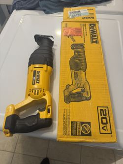 Dewalt 20 volt Reciprocating Saw Brand new With 1 year warranty Sawzall 