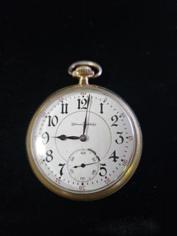 Antique Illinois Watch Co Pocket Watch