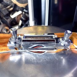 62 Impala Triple Chrome Engraved Radio Cover 