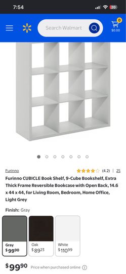9 Cubicle Bookshelf Brand new 50$ OBO