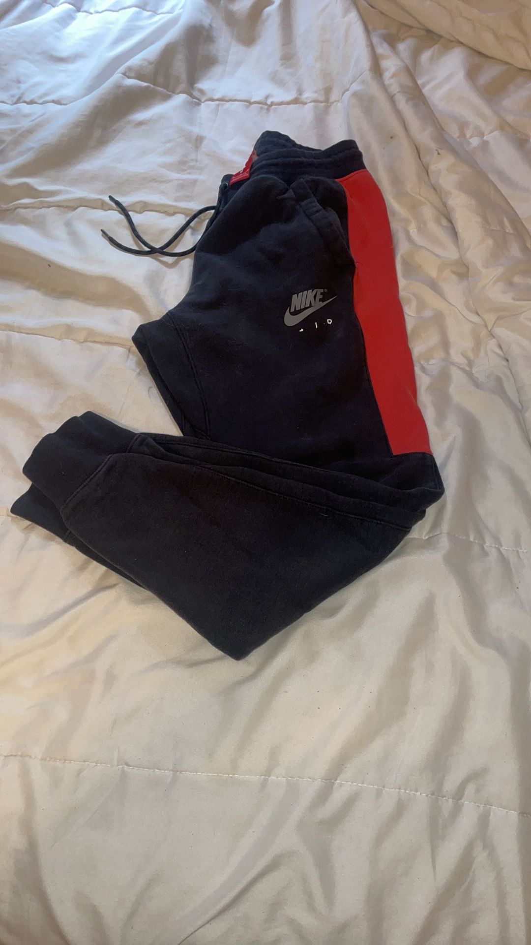 Vintage Nike red and black sweatpants size Medium