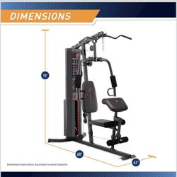 Marcy 150-lb Multifunctional Home Gym Station for Total Body Training MWM-990