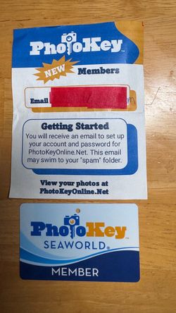 SeaWorld San Diego Annual Photokey