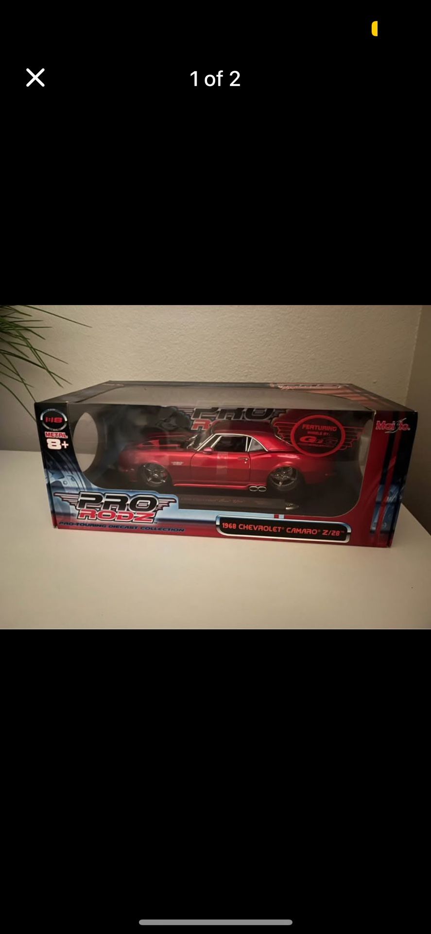 1968 Chevrolet Camaro Z/28 Maisto die cast car 1:18 new in box Red
