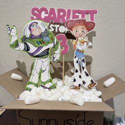 Pink Toy Story Party Centerpieces 