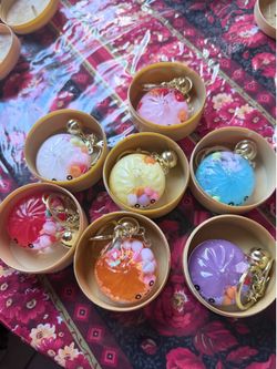 Frosty dumplings key chain