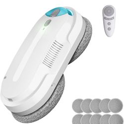 Smart Window Cleaning Robot with bidirectional ultrasonic Spray & 85ml Tank - Automatic Edge Detection
