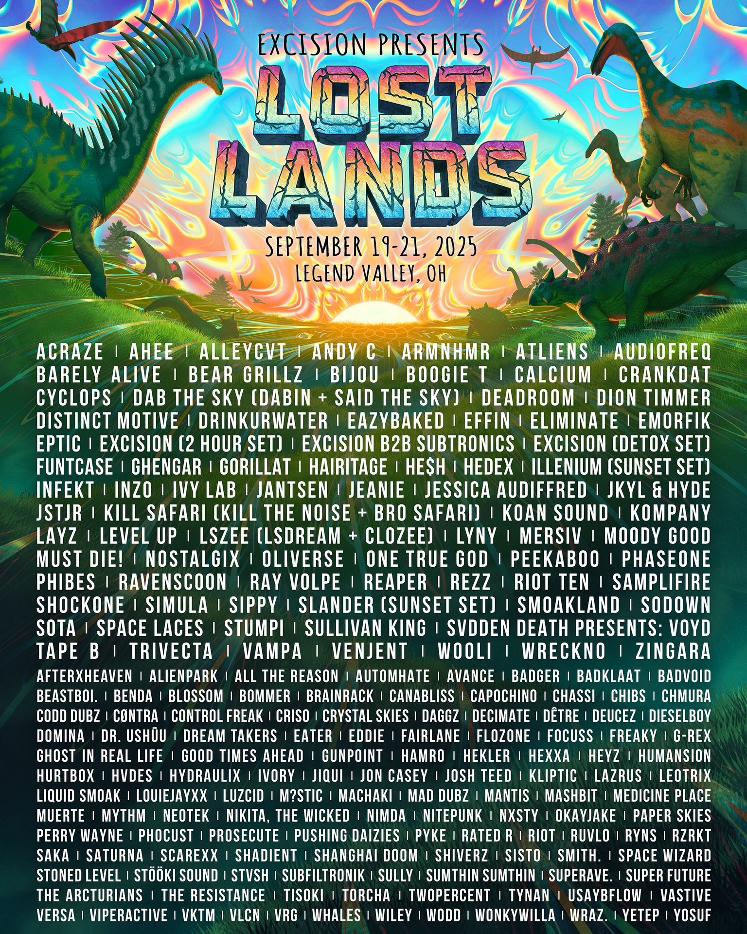 Lost Lands 2025 (1 GA Ticket +2 Tickets Thursday Preparty)